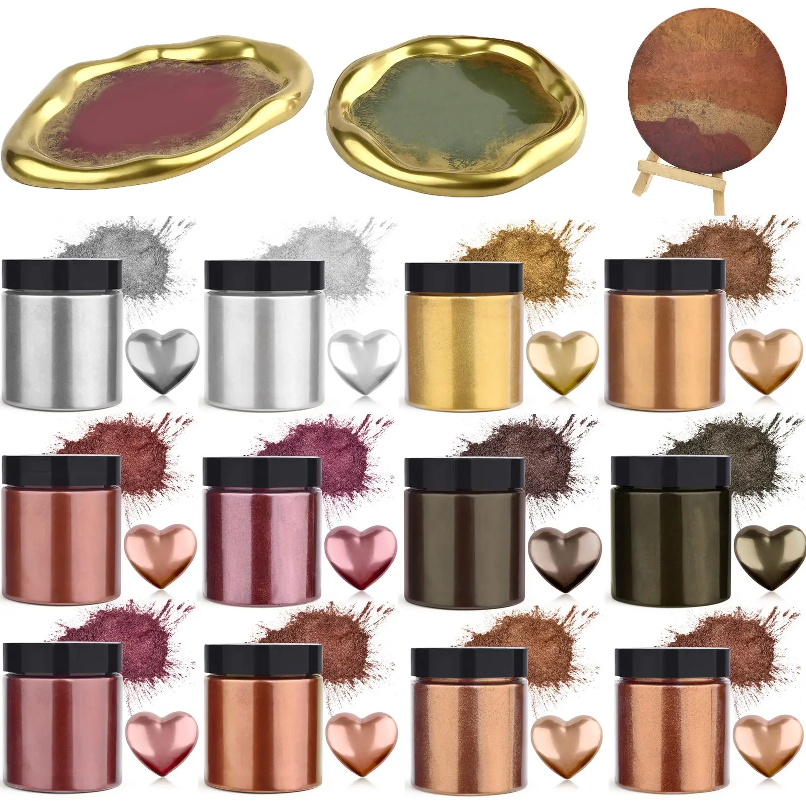 50 г, металлический блестящий жемчужный порошок с зеркальной текстурой, краситель для эпоксидной смолы, блестящий металлический пигмент, краситель для смолы, товары для изготовления ювелирных изделий
50 г, металлический блестящий жемчужный порошок с зеркальной текстурой, краситель для эпоксидной смолы, блестящий металлический пигмент, краситель для смолы, товары для изготовления ювелирных изделий