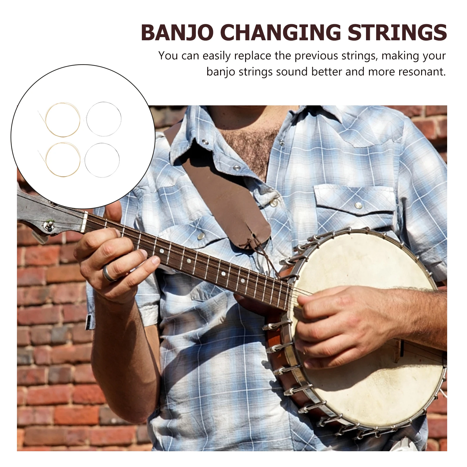 Banjo Strings Replacement Parts Accessories Durable Music Wire Instrument Dedicated
Banjo Strings Replacement Parts Accessories Durable Music Wire Instrument Dedicated