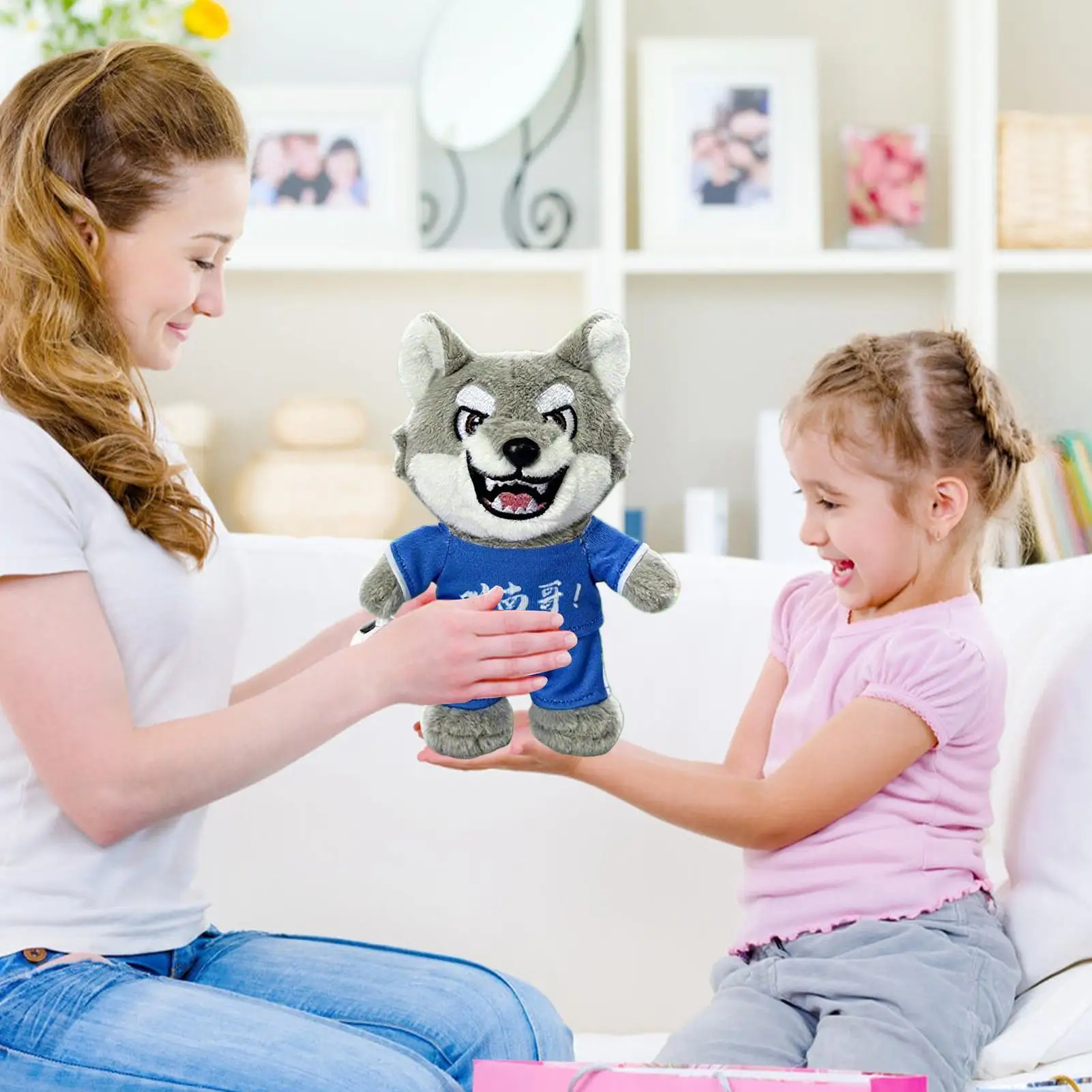 Wolf Toy Plush Wolf Companion Cartoon Sounding Pendant Home Decoration For Adults Kids Sleep Bed Travel Strollers Backpacks
Wolf Toy Plush Wolf Companion Cartoon Sounding Pendant Home Decoration For Adults Kids Sleep Bed Travel Strollers Backpacks