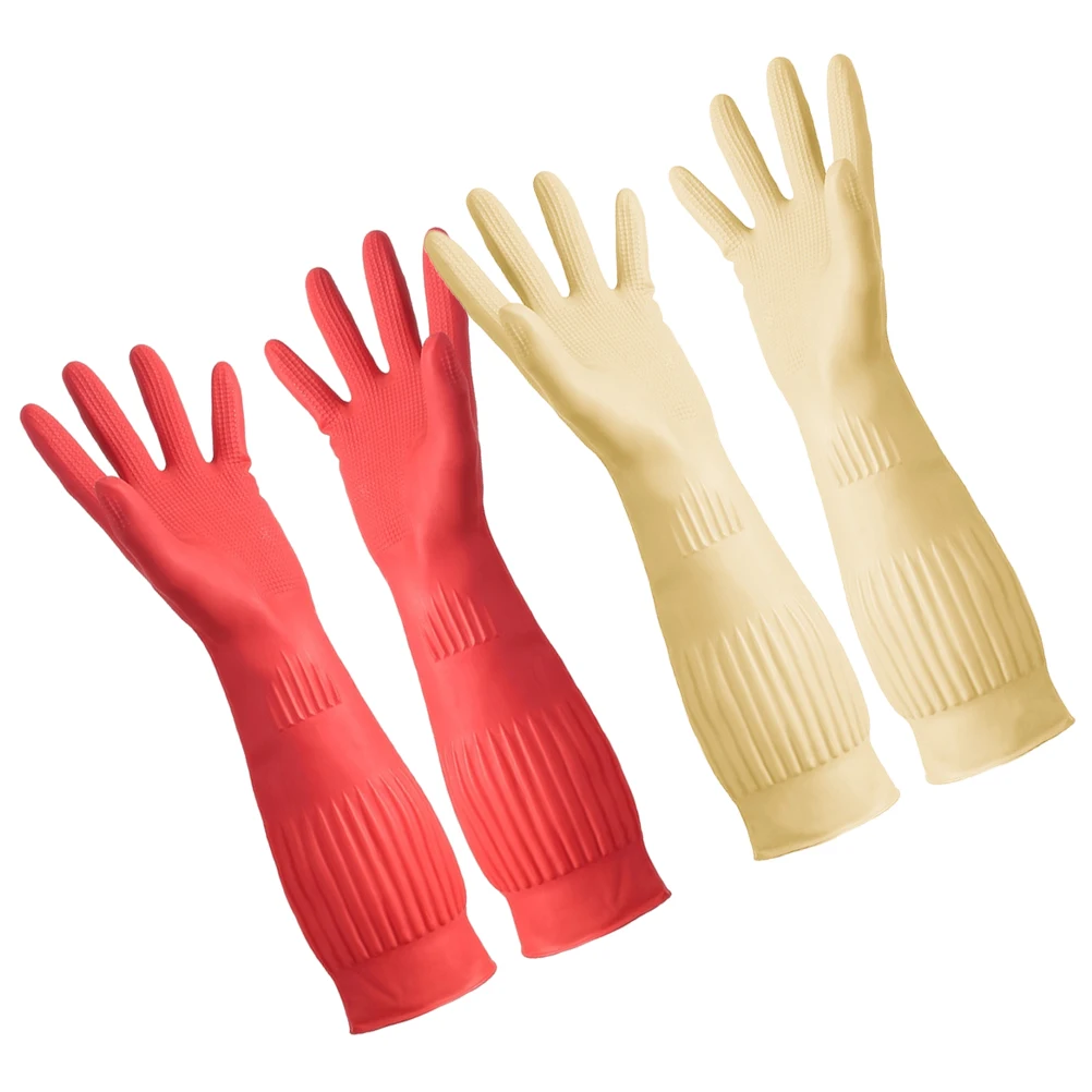 2 Pairs Cleaning Gloves Anti-slip Anti-fouling Hand for Dish Dishwashing Non-slip Kitchen
2 Pairs Cleaning Gloves Anti-slip Anti-fouling Hand for Dish Dishwashing Non-slip Kitchen