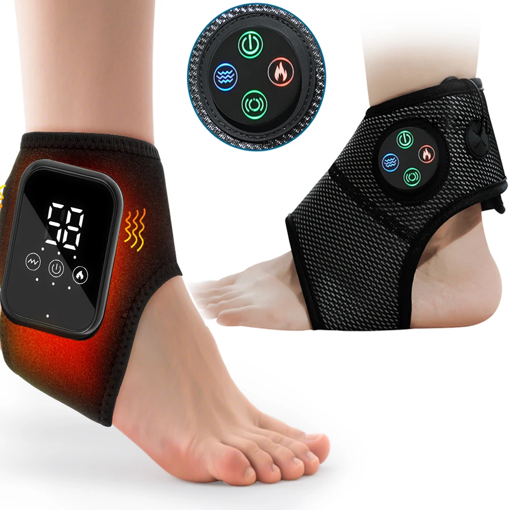 Universal Electric Ankle Massager Vibration Hot Compress Foot Massager Support Brace Ankle Heating Pad with Massage
Universal Electric Ankle Massager Vibration Hot Compress Foot Massager Support Brace Ankle Heating Pad with Massage