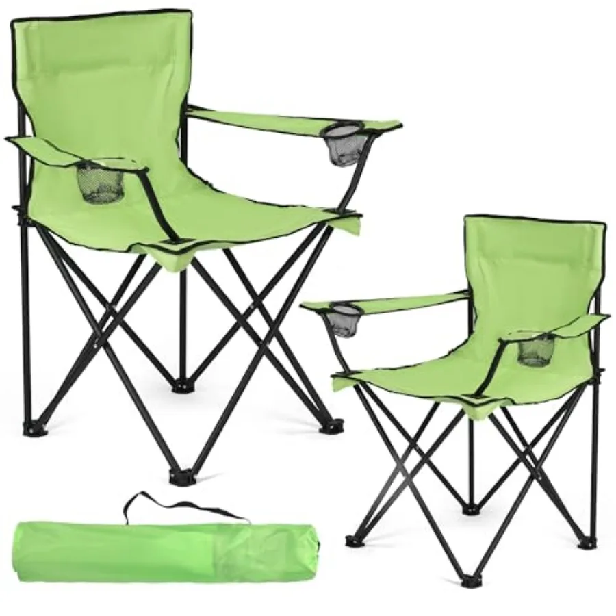 2 Pack Camping Chairs - Lightweight and Supportive Chairs for Adult and Lightweight Individuals - Compact Durable and Portable
2 Pack Camping Chairs - Lightweight and Supportive Chairs for Adult and Lightweight Individuals - Compact Durable and Portable