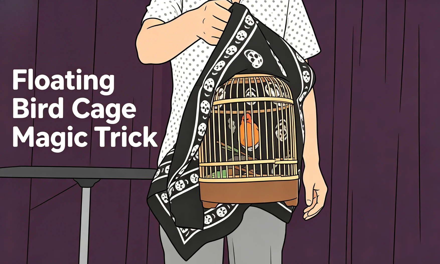 Floating Bird Cage Magic Trick One Man Flying Dove Cage, Stage & Street Illusion, Professional Magician Prop, Gimmicks Comedy
Floating Bird Cage Magic Trick One Man Flying Dove Cage, Stage & Street Illusion, Professional Magician Prop, Gimmicks Comedy