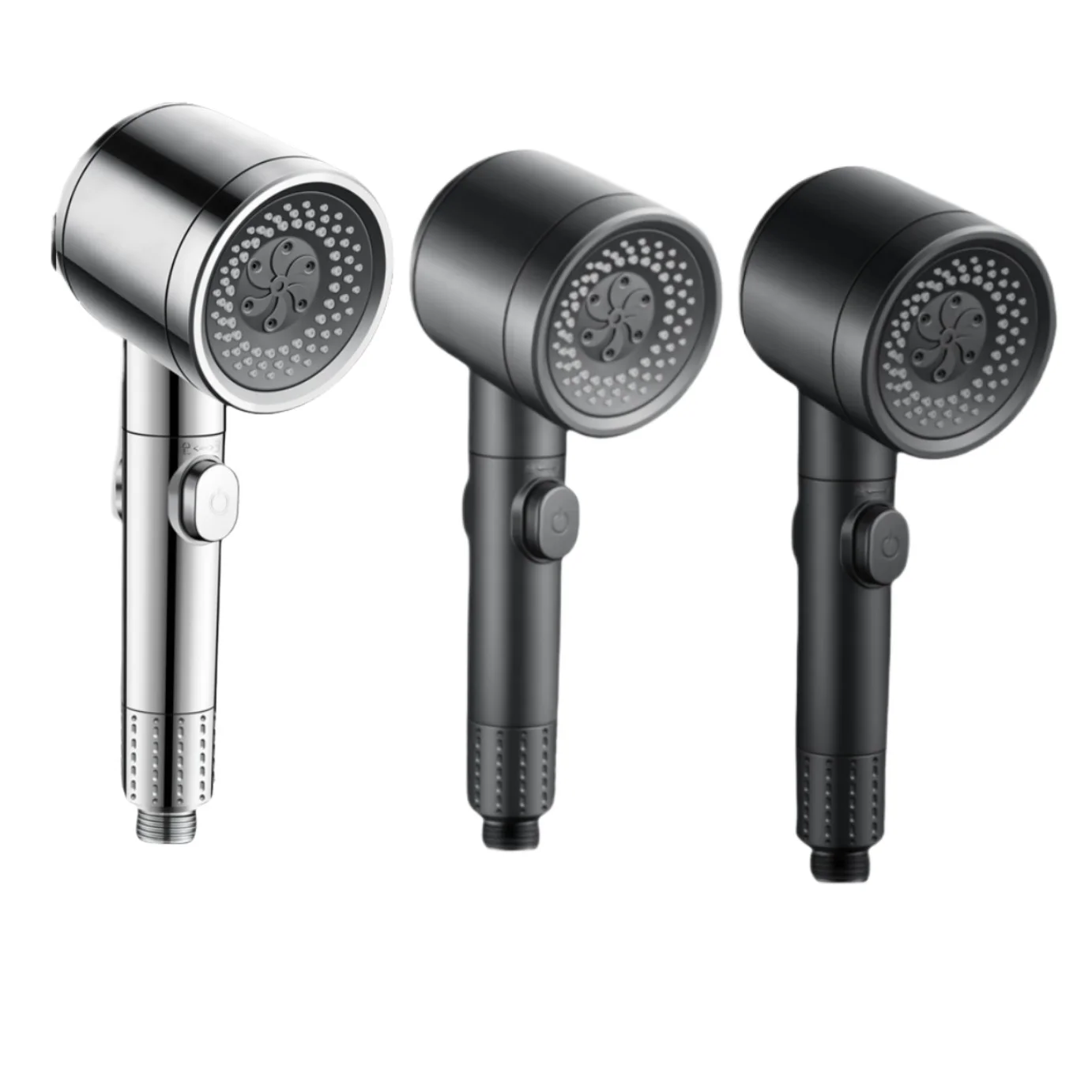 The new Supercharged shower head Strong super supercharged black technology Low water pressure special shower Household shower
The new Supercharged shower head Strong super supercharged black technology Low water pressure special shower Household shower
