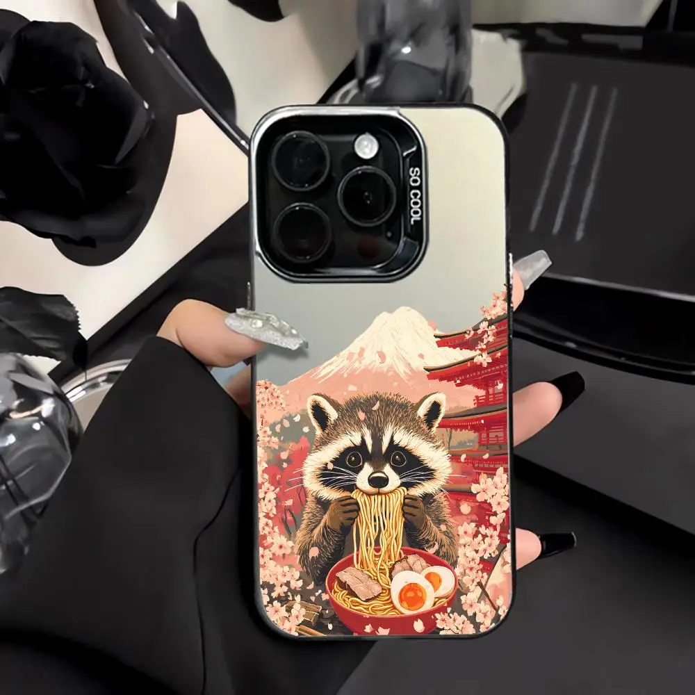 Raccon Eat Japanese Ramen Phone Case anti-fingerprint Phonecase for iPhone 16 15 14 13 12 11 Pro/Max/Plus shock-proof rear cover
Raccon Eat Japanese Ramen Phone Case anti-fingerprint Phonecase for iPhone 16 15 14 13 12 11 Pro/Max/Plus shock-proof rear cover