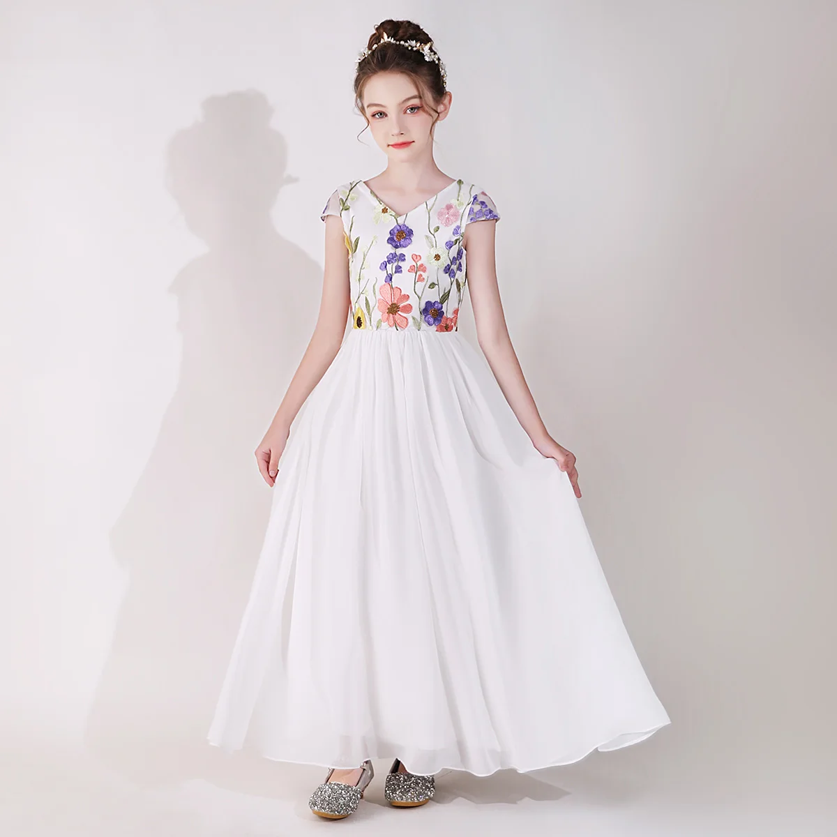 First Communion Gown Flower Girl Dress Ivory chiffon 3D flowers Girl Wedding Dress Customized Girl Party Dress Girls' Recital Dr
First Communion Gown Flower Girl Dress Ivory chiffon 3D flowers Girl Wedding Dress Customized Girl Party Dress Girls' Recital Dr