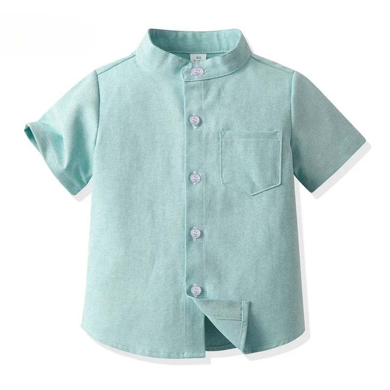 New Children Boys Gentleman Shirts Kids Short Sleeve Casual Tops Infant Toddler Girls Blouse Formal Clothing Summer Clothes
New Children Boys Gentleman Shirts Kids Short Sleeve Casual Tops Infant Toddler Girls Blouse Formal Clothing Summer Clothes