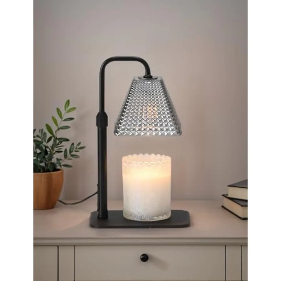 Candle Warmer Lamp with Timer and Dimmer, 2 Bulbs, Height Adjustable, Fit All Size Jar Scented Candles, Safe Aromatherapy Light
Candle Warmer Lamp with Timer and Dimmer, 2 Bulbs, Height Adjustable, Fit All Size Jar Scented Candles, Safe Aromatherapy Light