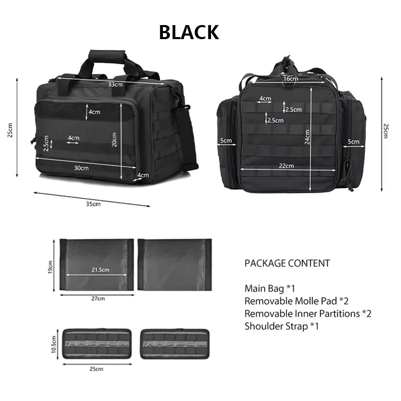 Gun Range Storage Bag Outdoor Hunting Accessory Nylon Gun Tactical Case Bags Pistol Tool Shoulder Pack Sniper Black
Gun Range Storage Bag Outdoor Hunting Accessory Nylon Gun Tactical Case Bags Pistol Tool Shoulder Pack Sniper Black