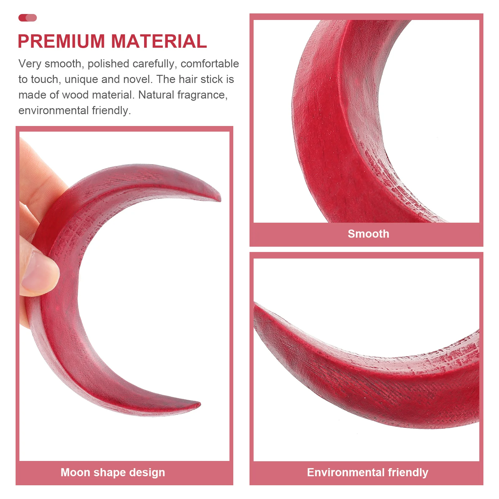 Wooden Hair Stick Moon Design Beautiful Decent Hair Ornament for Ladies Celebration Photography Styling Tool Chinese Style
Wooden Hair Stick Moon Design Beautiful Decent Hair Ornament for Ladies Celebration Photography Styling Tool Chinese Style