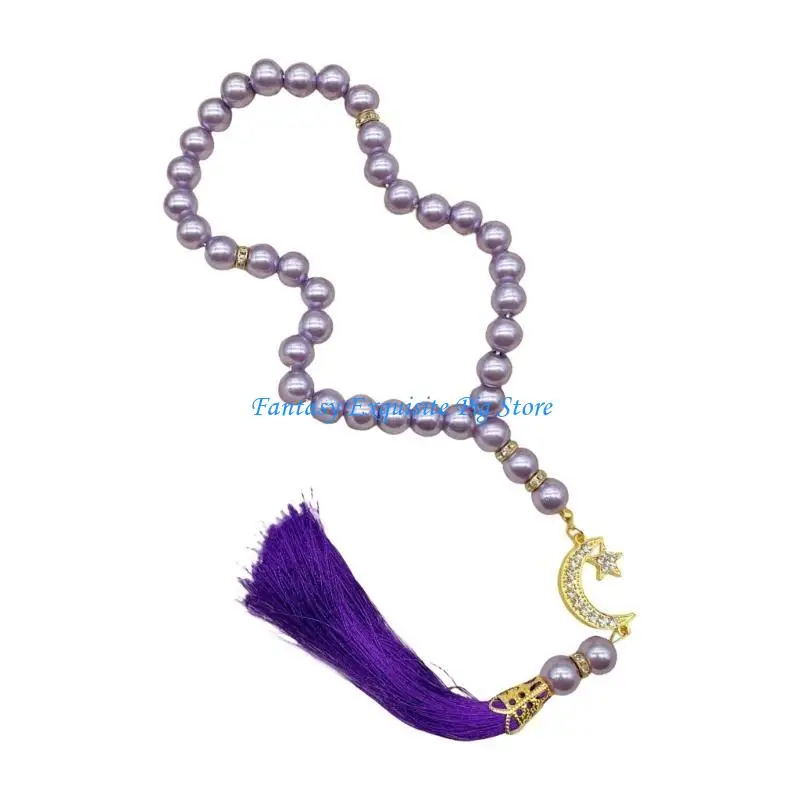 HXBF Muslims Rosary 33 Beads Glass Strand Islamic Prayer Bracelet Religious Accessory for Daily Wear and Spiritual Practices
HXBF Muslims Rosary 33 Beads Glass Strand Islamic Prayer Bracelet Religious Accessory for Daily Wear and Spiritual Practices