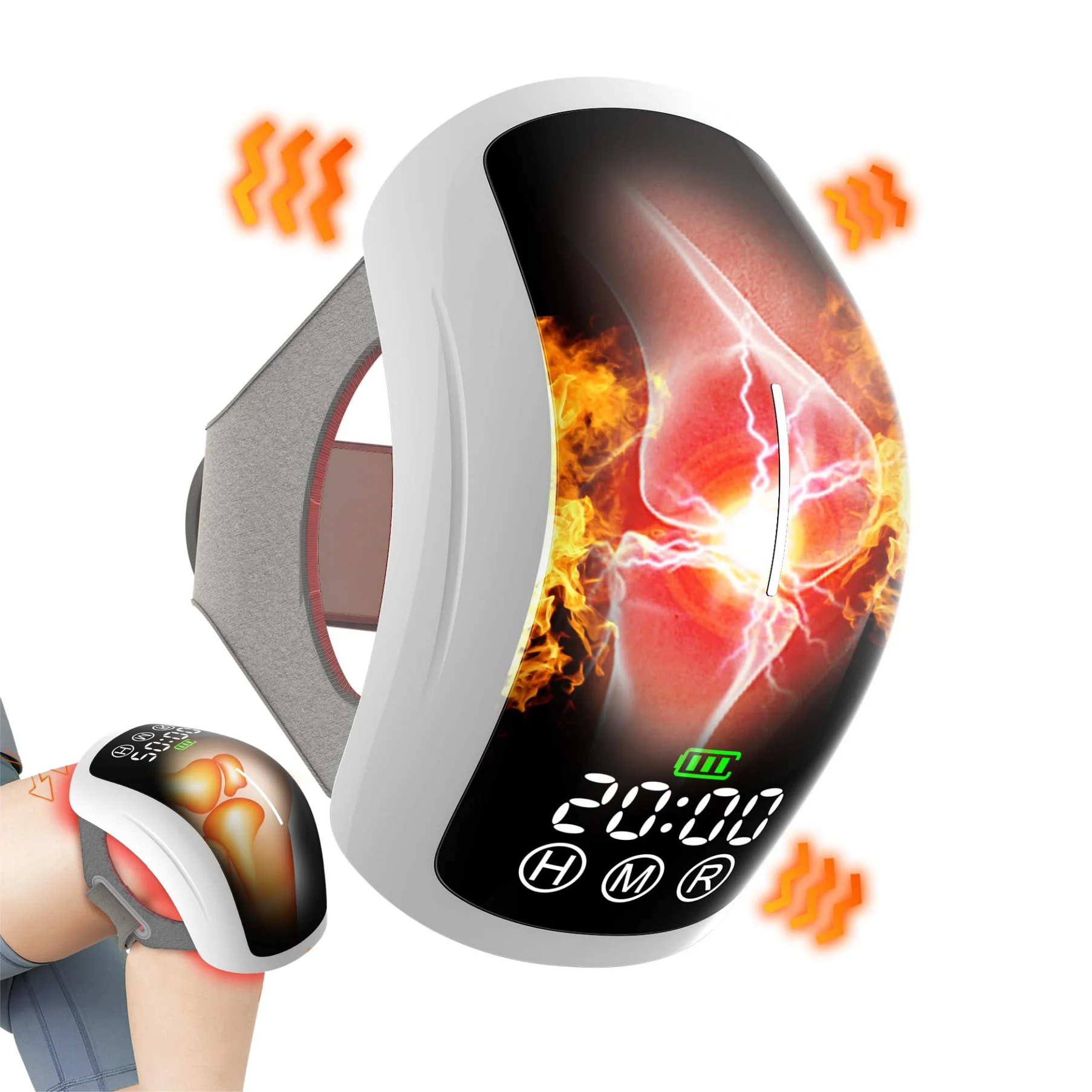 Electric Heated Knee Massager Intelligent Vibration Massage&Infrared 210Pieces Laser Thermotherapy for Knee Pain&Muscle Injury
Electric Heated Knee Massager Intelligent Vibration Massage&Infrared 210Pieces Laser Thermotherapy for Knee Pain&Muscle Injury