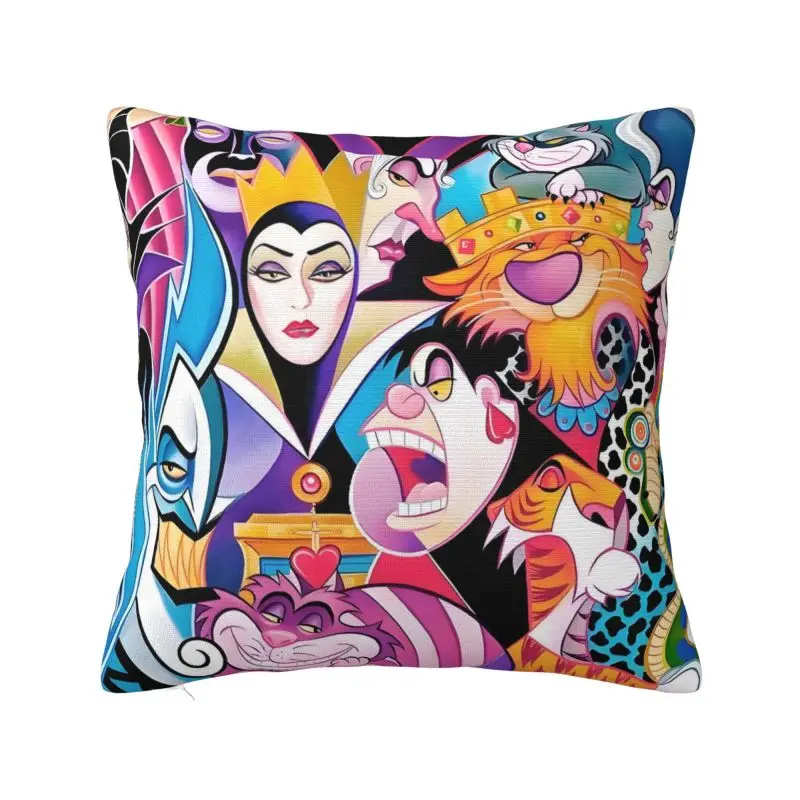 Custom Villains Maleficent Ursula Evil Queen Cushion Covers Sofa Living Room Cartoons Square Pillow Cover
Custom Villains Maleficent Ursula Evil Queen Cushion Covers Sofa Living Room Cartoons Square Pillow Cover