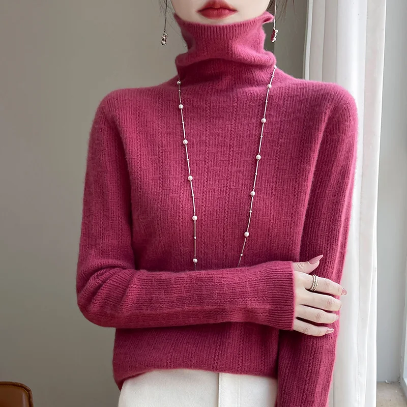 2024 Autumn and Winter New Cashmere sweater Women Turtleneck Pullover Casual Long sleeves Cashmere sweater Women
2024 Autumn and Winter New Cashmere sweater Women Turtleneck Pullover Casual Long sleeves Cashmere sweater Women
