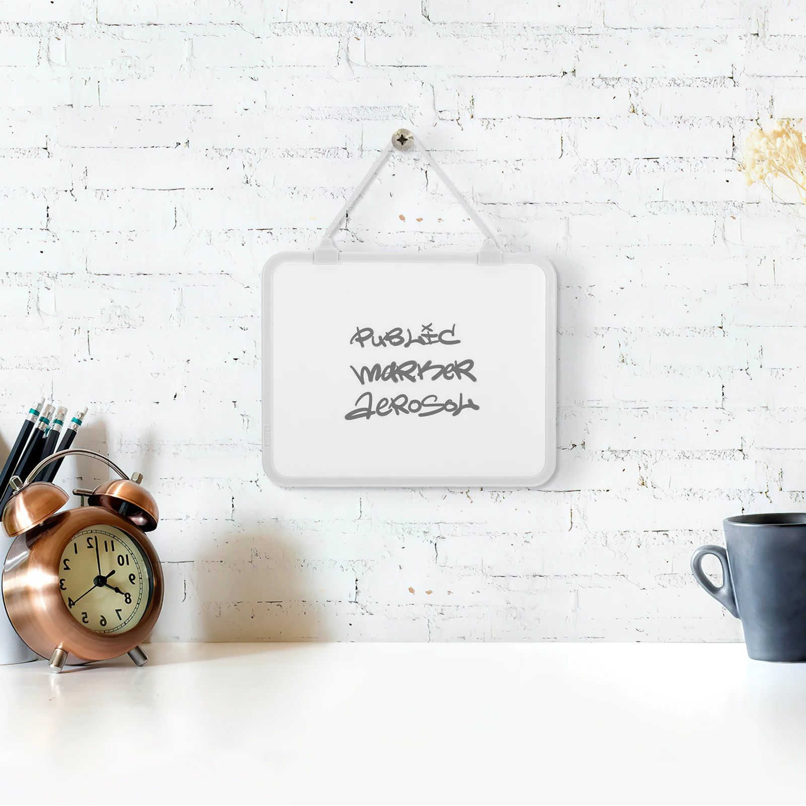 Hanging Whiteboard Mini Magnetic Dry Erase Board Small Fridge Removable Rope Multifunctional Home Office Dorm Decor Wall
Hanging Whiteboard Mini Magnetic Dry Erase Board Small Fridge Removable Rope Multifunctional Home Office Dorm Decor Wall