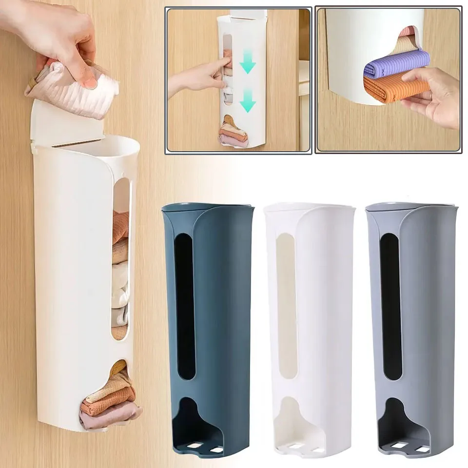 Multifunction Storage Closet Wall Hanging Underwear Organizer Garbage Bag Storage Box Kitchen Plastic Bags Kitchen Accessories
Multifunction Storage Closet Wall Hanging Underwear Organizer Garbage Bag Storage Box Kitchen Plastic Bags Kitchen Accessories