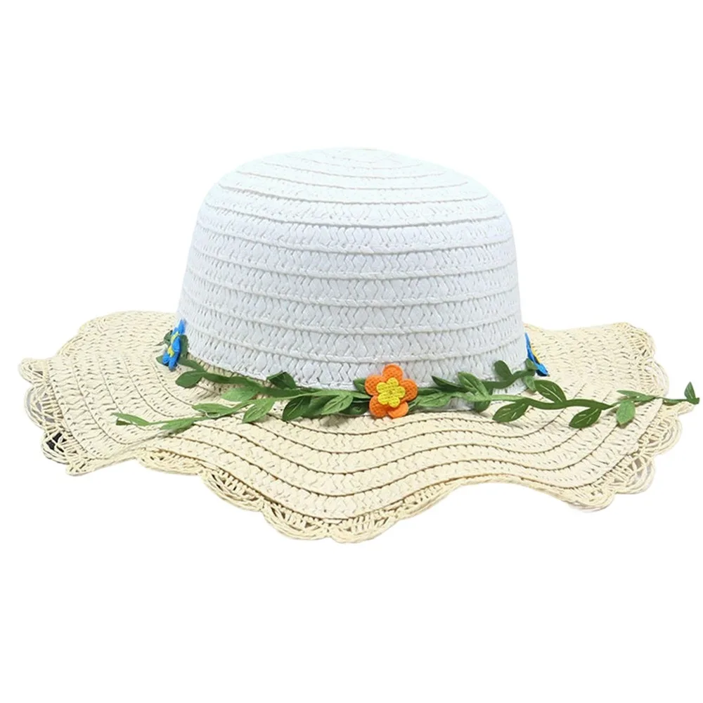Sweet Handmade Straw Hat Flower Decoration 3-7Year Beach Hat Wide Brim Sun Hat Beach
Sweet Handmade Straw Hat Flower Decoration 3-7Year Beach Hat Wide Brim Sun Hat Beach