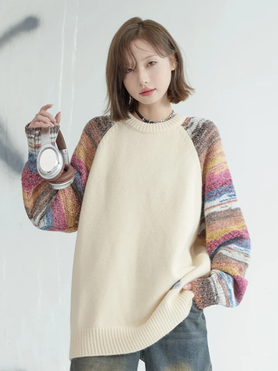 Женский свободный круглый свитер с овальными плечами, цвет Blo Street Sle, осень 2023, повседневная музейная коллекция Faion
Женский свободный круглый свитер с овальными плечами, цвет Blo Street Sle, осень 2023, повседневная музейная коллекция Faion