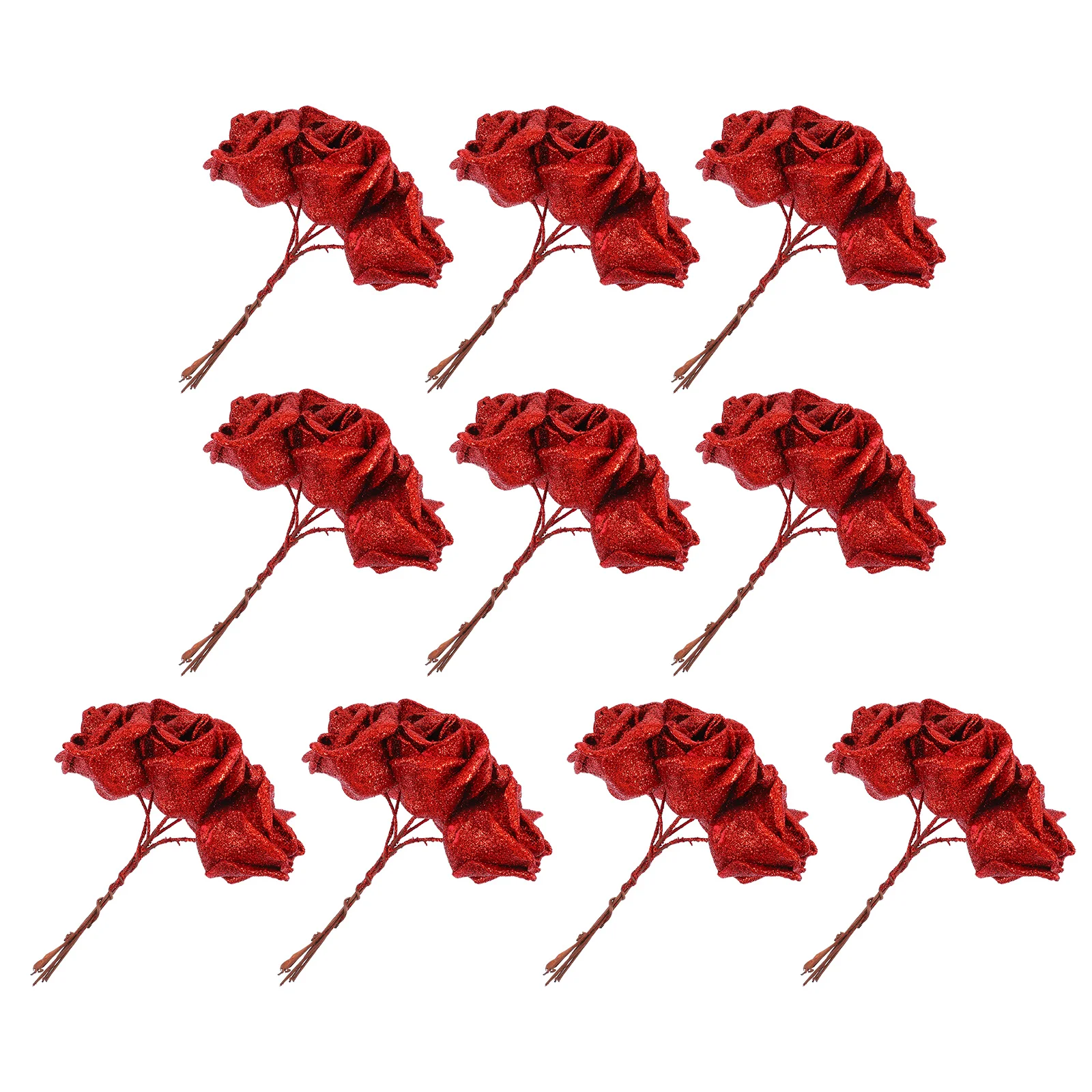 50 Pcs Rose Artificial Flowers PE Material Wedding Flower Decor Home Decor Wedding Layout Holographic Plastic Flower Props
50 Pcs Rose Artificial Flowers PE Material Wedding Flower Decor Home Decor Wedding Layout Holographic Plastic Flower Props