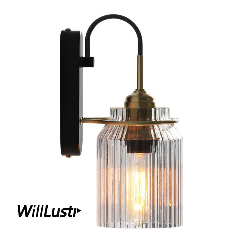 American Style Glass Wall Lamp Luxury Iron Sconce Cafe Bar Store Restaurant Hotel Aisle Living Room Bedside Minimalist lighting
American Style Glass Wall Lamp Luxury Iron Sconce Cafe Bar Store Restaurant Hotel Aisle Living Room Bedside Minimalist lighting