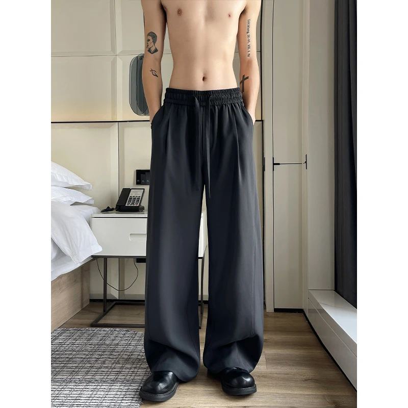 Men's High Waist Wide Leg Trousers Summer Drape Suit Pants Loose Fit Casual Dress Pants Lightweight Straight Leg Formal Trousers
Men's High Waist Wide Leg Trousers Summer Drape Suit Pants Loose Fit Casual Dress Pants Lightweight Straight Leg Formal Trousers