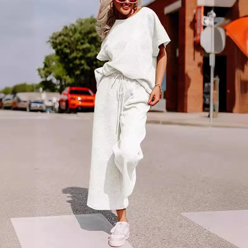 Sports Two Piece Suit For Women Solid Color Casual Suit Drawstring Loose Simple Tracksuit Womens' Sportwears 2024
Sports Two Piece Suit For Women Solid Color Casual Suit Drawstring Loose Simple Tracksuit Womens' Sportwears 2024