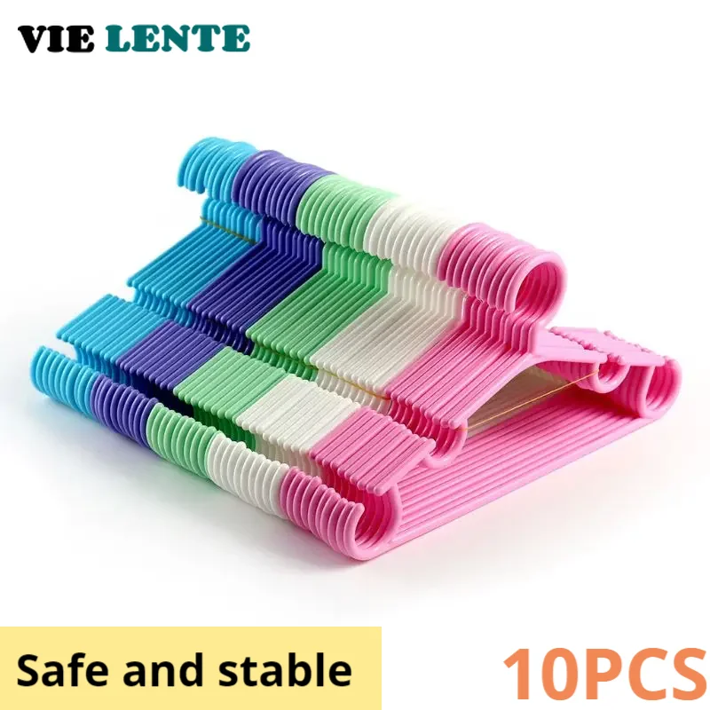 10Pcs Baby Hangers for Plastic Candy Colored Children's Clothes Hanger -Safe and Durable- Can Be Used As Toddler or Baby Hanger
10Pcs Baby Hangers for Plastic Candy Colored Children's Clothes Hanger -Safe and Durable- Can Be Used As Toddler or Baby Hanger