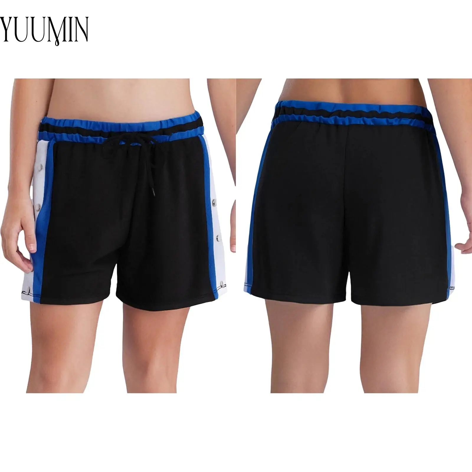 New Kids Tear Away Basketball Shorts Drawstring Elastic Waistband Press Button Side Split Contrast Color Workout Sports Shorts
New Kids Tear Away Basketball Shorts Drawstring Elastic Waistband Press Button Side Split Contrast Color Workout Sports Shorts