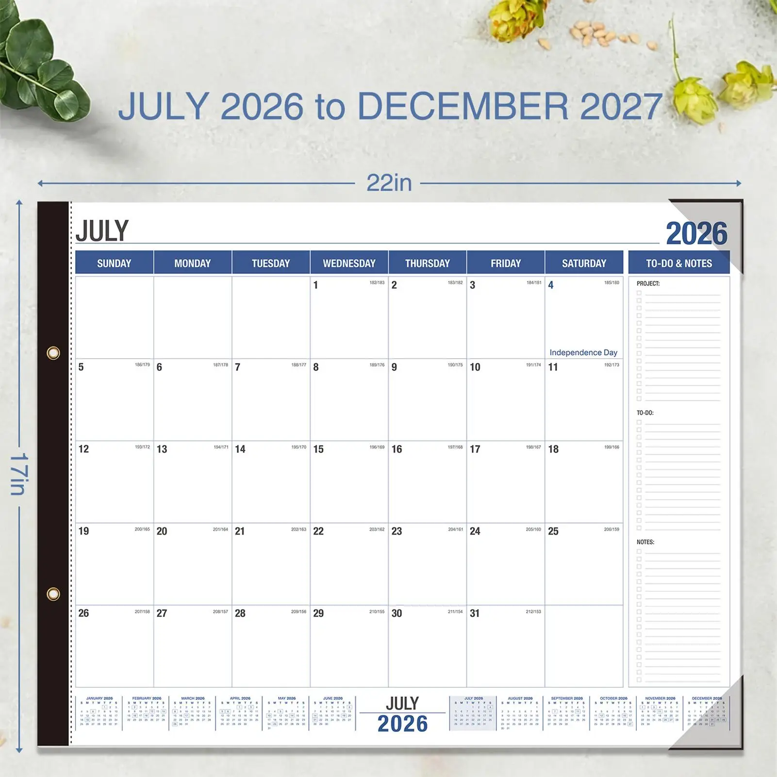 Desk Calendar 18-Month Time Management Planner 18-Month Large Desk Calendar For Home Office Work Dorm Classroom Meeting Room
Desk Calendar 18-Month Time Management Planner 18-Month Large Desk Calendar For Home Office Work Dorm Classroom Meeting Room
