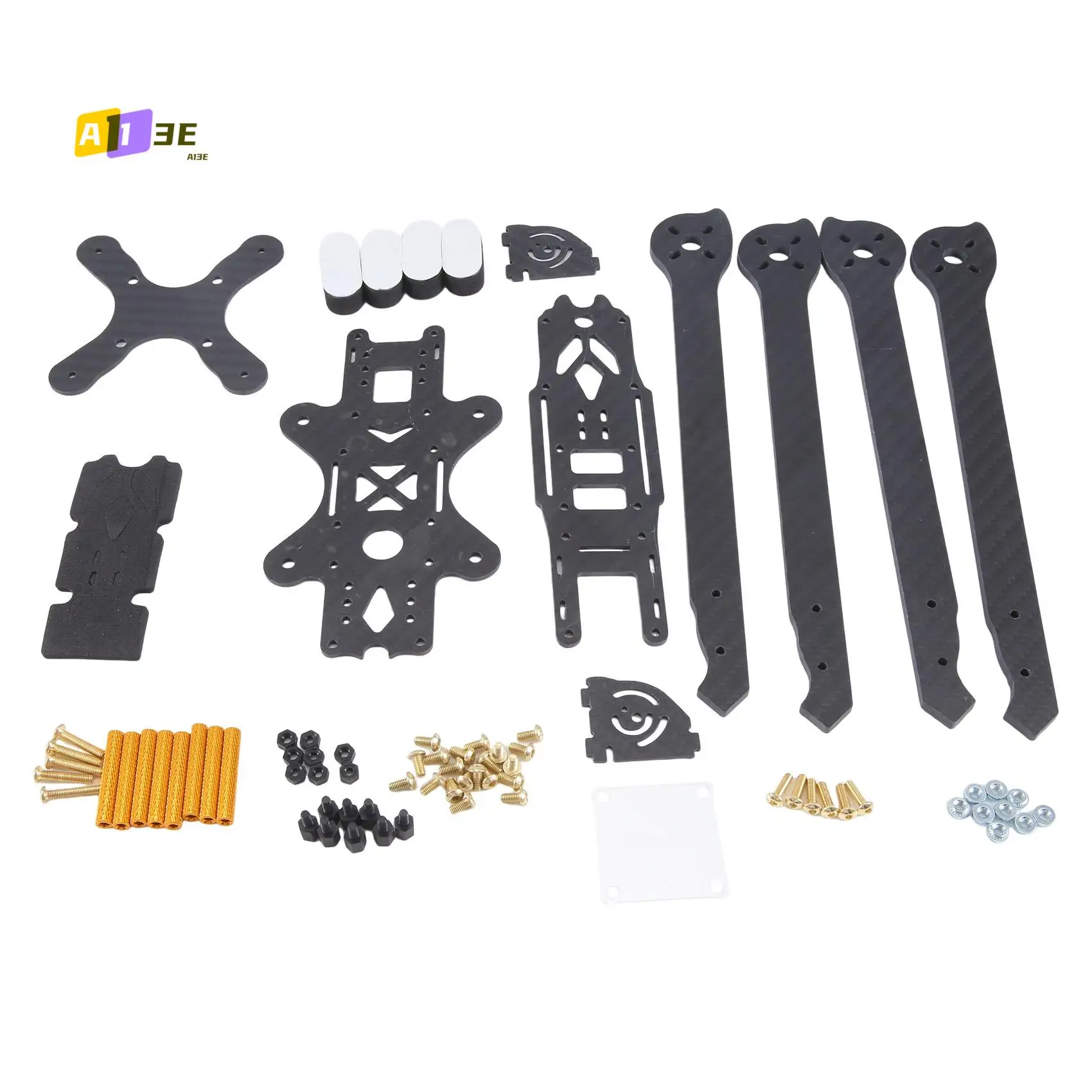 A13E-For XL9 9 Inch Carbon Fiber Frame Kit Rack 390Mm Wheelbase Support 2212 2213 2216 Motor For FPV Drone Quadcopter
A13E-For XL9 9 Inch Carbon Fiber Frame Kit Rack 390Mm Wheelbase Support 2212 2213 2216 Motor For FPV Drone Quadcopter