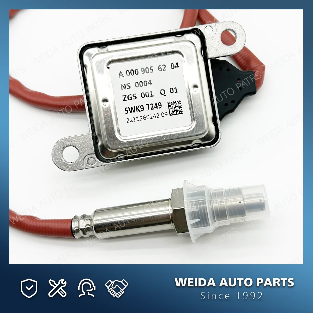 5WK97249 A0009056204 Original NEW NOx Sensor For Mercedes-Benz W166 W172 W205 W221 W212 C300 ML350 0009056204 A0009052310
5WK97249 A0009056204 Original NEW NOx Sensor For Mercedes-Benz W166 W172 W205 W221 W212 C300 ML350 0009056204 A0009052310