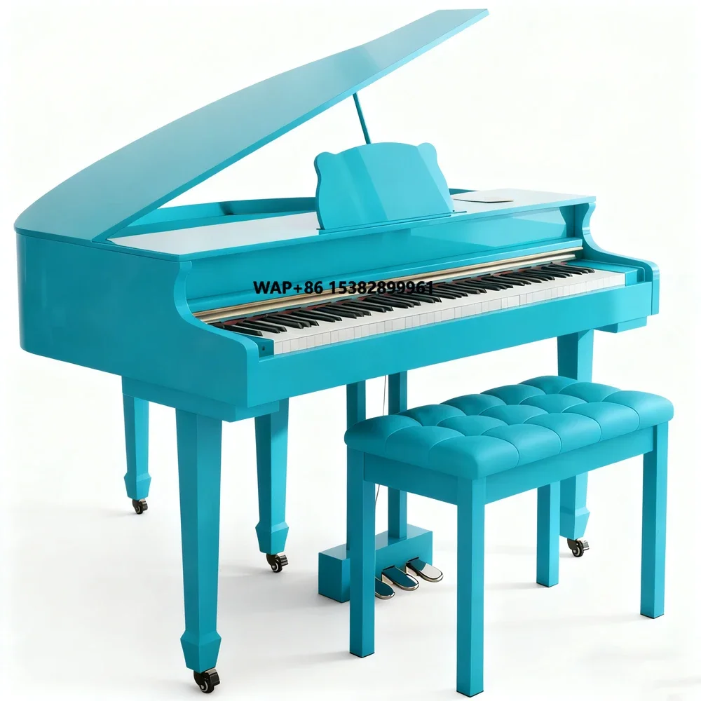 Factory-Customized Lake Blue Mini Cool 88-Key Solid Wood Grand Mechanical Piano for Boys' Bedroom Practice
Factory-Customized Lake Blue Mini Cool 88-Key Solid Wood Grand Mechanical Piano for Boys' Bedroom Practice
