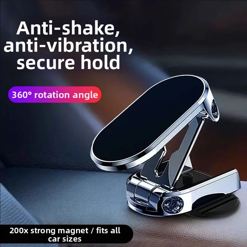 Magnetic Car Phone Holder, Multifunctional Navigation Dashboard Mount, 360-Degree Rotating Suction Cup Universal Support Bracket
Magnetic Car Phone Holder, Multifunctional Navigation Dashboard Mount, 360-Degree Rotating Suction Cup Universal Support Bracket