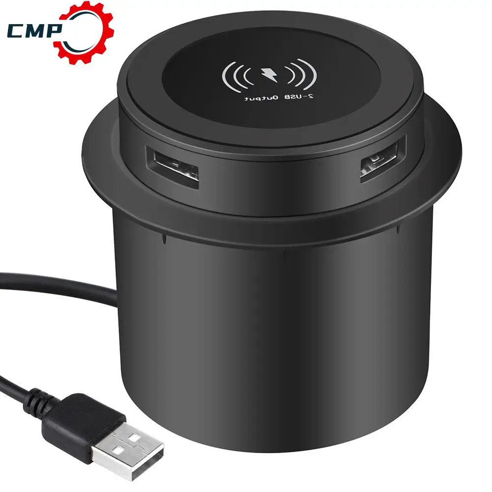 QI Fast Wireless Charger Pop-up Desktop Embedded Fast Wireless Charger With USB Port 30W Universal For Iphone Xiaomi Smartphone
QI Fast Wireless Charger Pop-up Desktop Embedded Fast Wireless Charger With USB Port 30W Universal For Iphone Xiaomi Smartphone