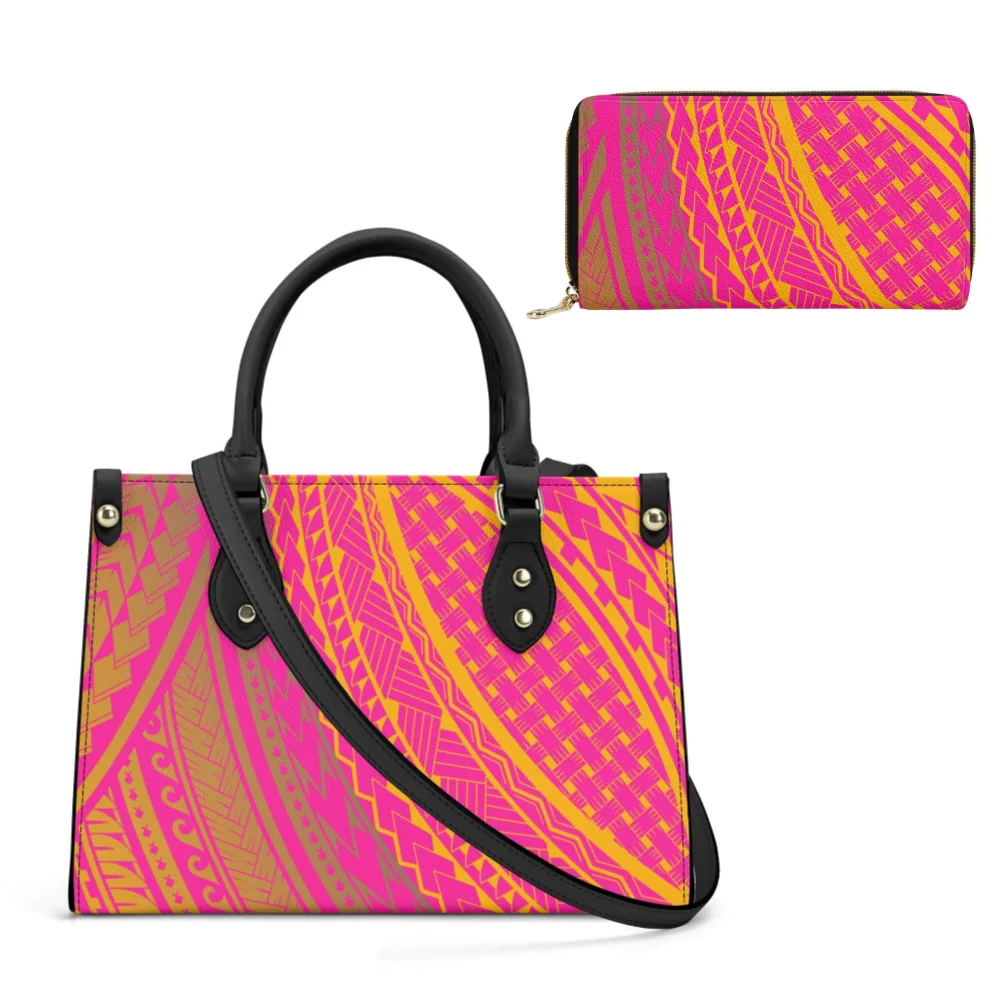 Fashionable Shopping Bags, Women'S Travel Printed Leather Handbags, Set Sets, Retro Printed Custom Design Polynesian Handbags
Fashionable Shopping Bags, Women'S Travel Printed Leather Handbags, Set Sets, Retro Printed Custom Design Polynesian Handbags