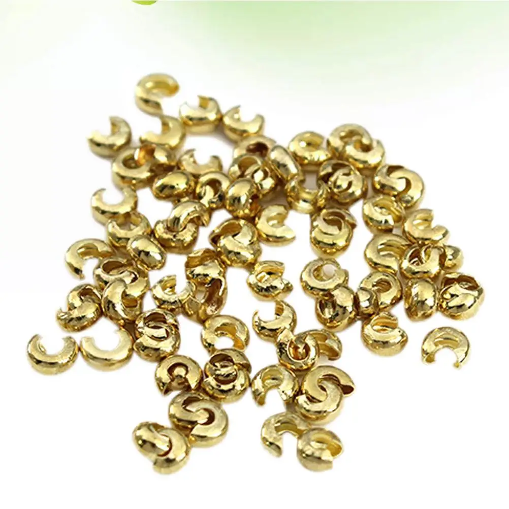 300 Pcs Positioning Loose Beads Loose Beads Flat Fixed Tube Crimp Jewelry Making Spacer Ends Caps Durable Gifts
300 Pcs Positioning Loose Beads Loose Beads Flat Fixed Tube Crimp Jewelry Making Spacer Ends Caps Durable Gifts