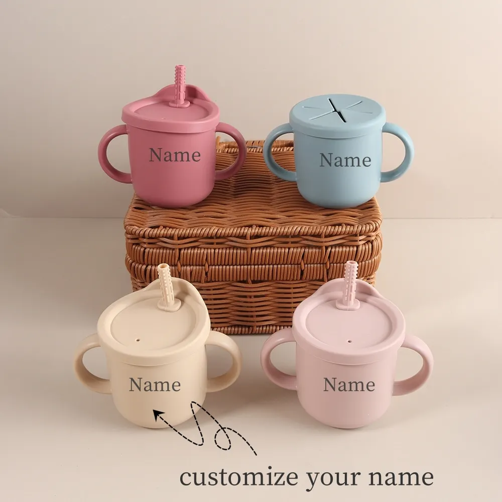 Personalized Customization Name Silicone straw Cup Toddler Silicone 3-in-1 Transition Cup | Sippy, Straw & Snack Container
Personalized Customization Name Silicone straw Cup Toddler Silicone 3-in-1 Transition Cup | Sippy, Straw & Snack Container