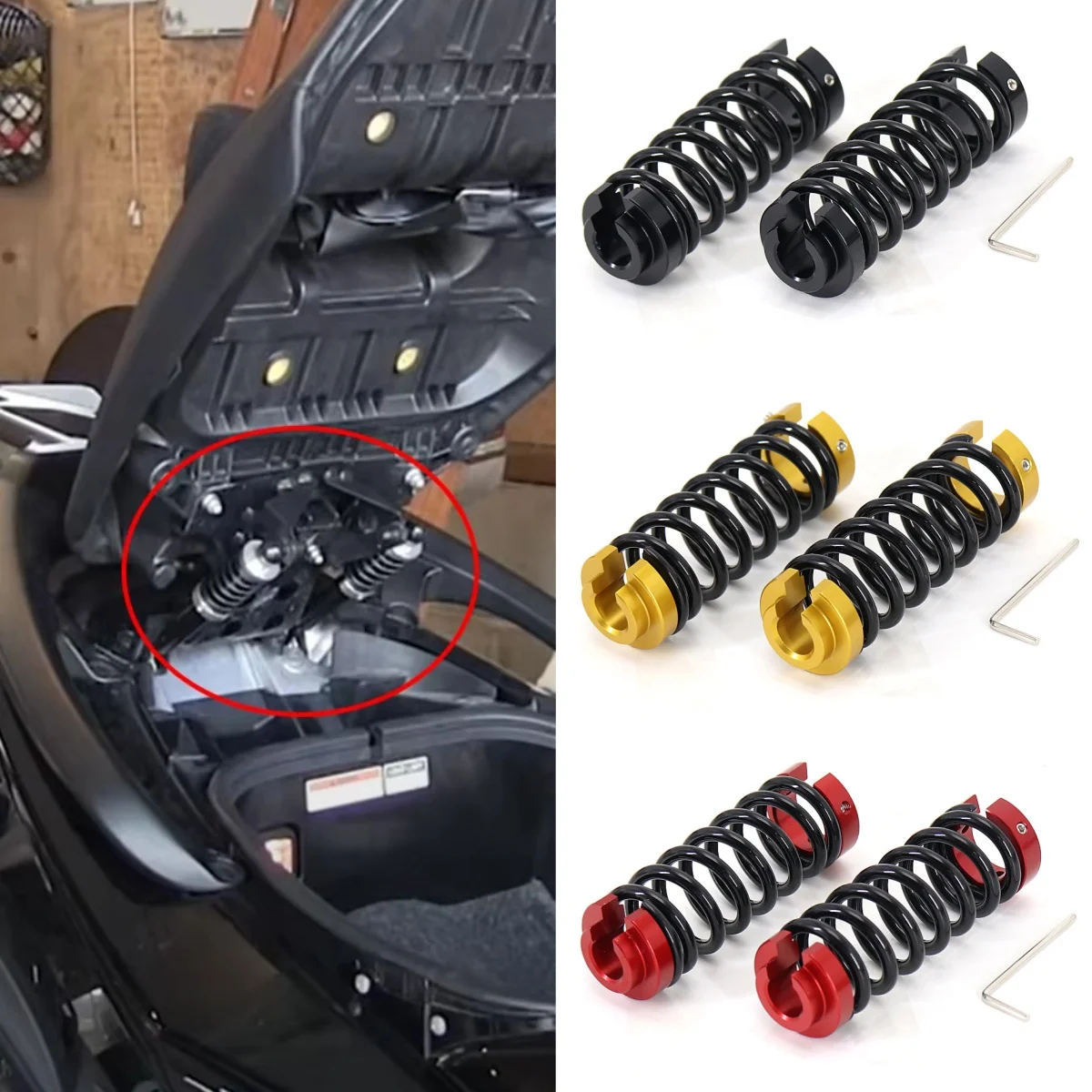 TMAX530 Motorcycle Accessories Lift Seat Spring Shock Absorber Struts Arms Lift Support For YAMAHA TMAX 530 T-MAX 560 500 SX DX
TMAX530 Motorcycle Accessories Lift Seat Spring Shock Absorber Struts Arms Lift Support For YAMAHA TMAX 530 T-MAX 560 500 SX DX