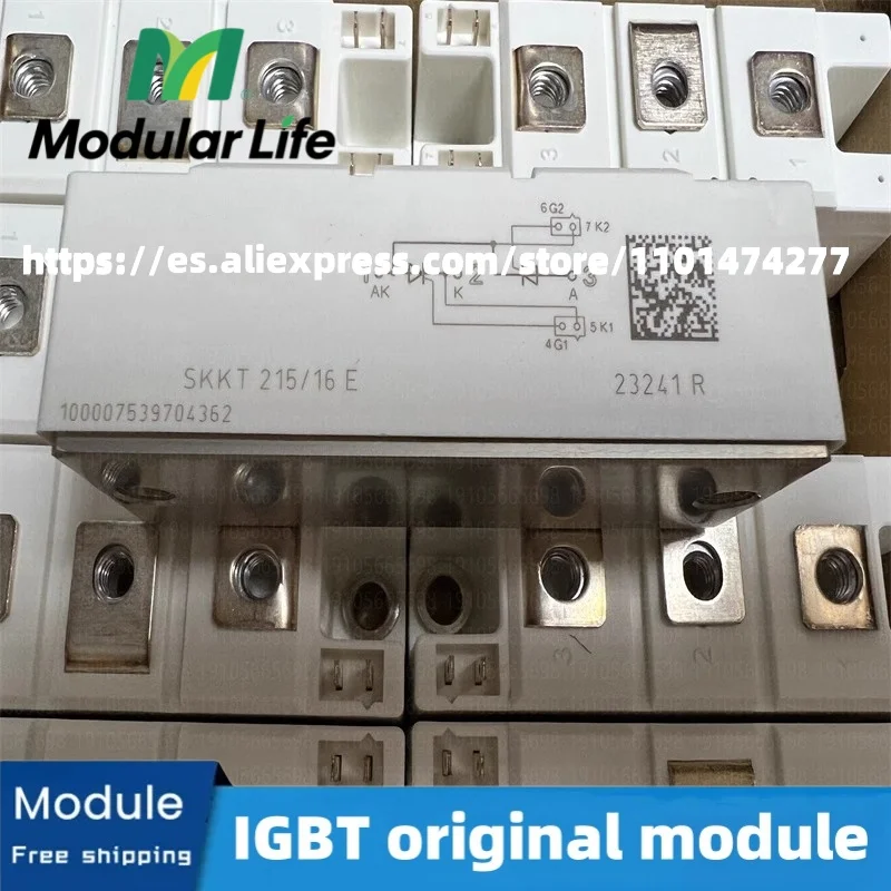 SKKT215/16E SKKT215/14E SKKT215/12E SKKT215/18E New Original IGBT Module
SKKT215/16E SKKT215/14E SKKT215/12E SKKT215/18E New Original IGBT Module