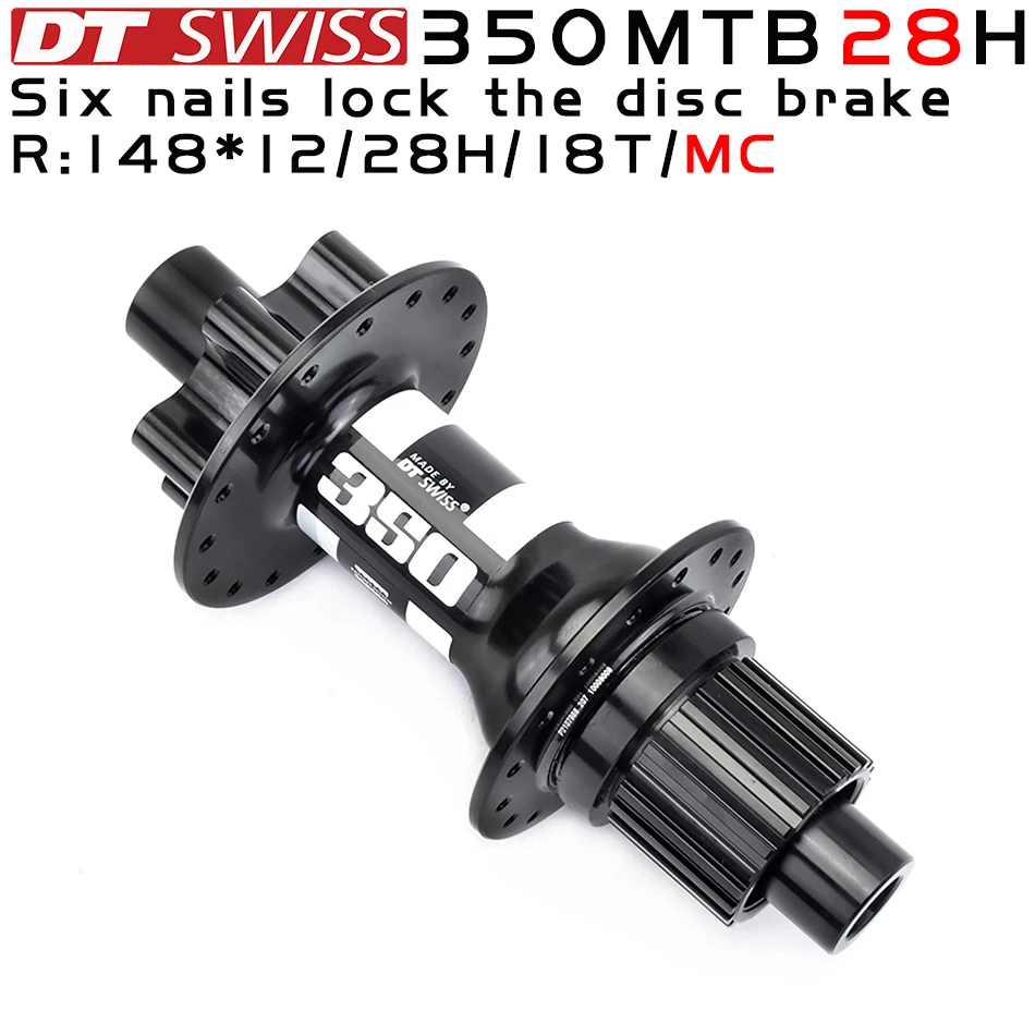 DT SWISS 350 Brake Disc MTB Bike Hub, Super Light, Six Nails, Straight Traction, Sealed Bearing, 28H, 32H Shaft, BOOST 110*15
DT SWISS 350 Brake Disc MTB Bike Hub, Super Light, Six Nails, Straight Traction, Sealed Bearing, 28H, 32H Shaft, BOOST 110*15