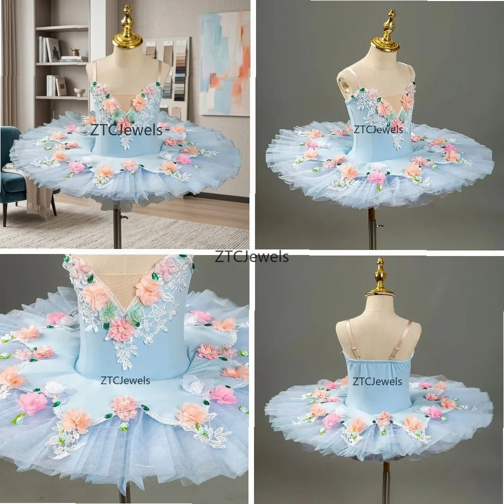 Professional Ballet Dress Girls Blue Competition Performance Tutu Fairy Doll Cosplay Ballerina Costume
Professional Ballet Dress Girls Blue Competition Performance Tutu Fairy Doll Cosplay Ballerina Costume