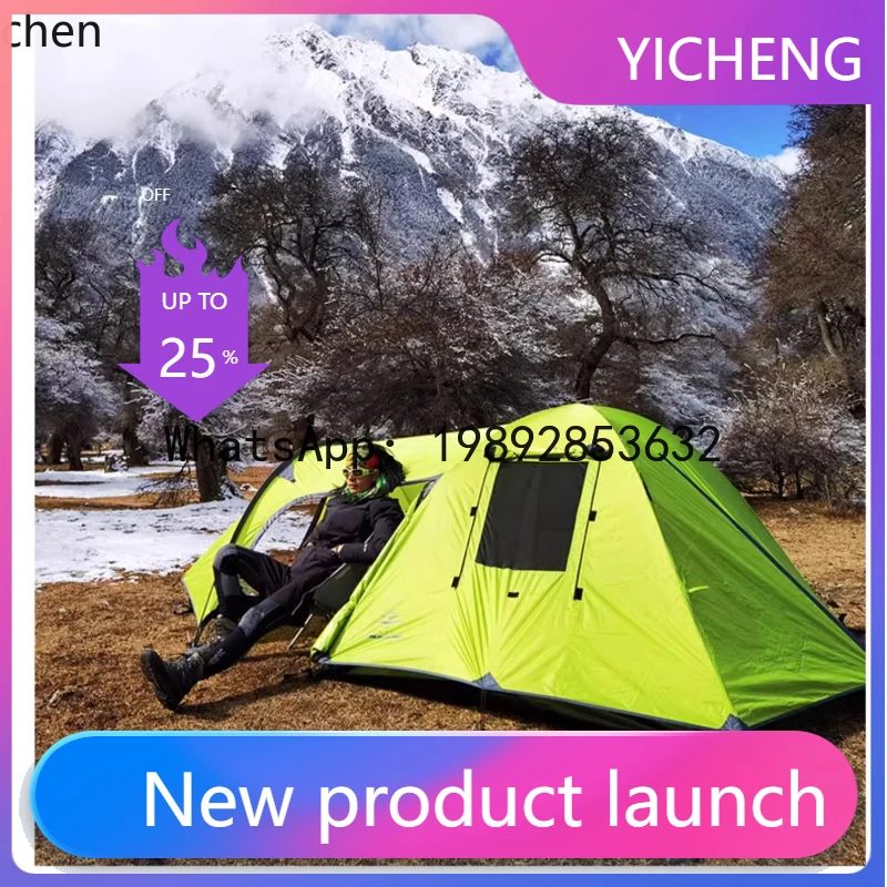 A3-3 tent outdoor 3-4 people, one room, one hall, tunnel tent, double layer rainproof, sunshade, sunscreen, field camping,
A3-3 tent outdoor 3-4 people, one room, one hall, tunnel tent, double layer rainproof, sunshade, sunscreen, field camping,