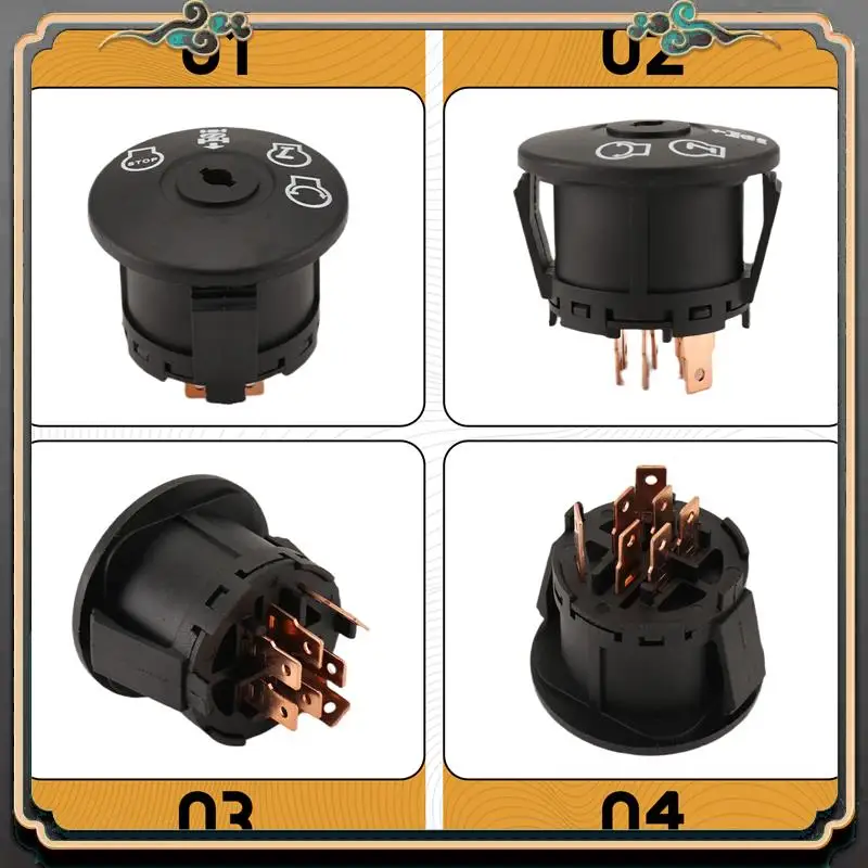 Ignition Switch 4 Position With Key For Riding Lawn Mower Tractor 193350 532193350
Ignition Switch 4 Position With Key For Riding Lawn Mower Tractor 193350 532193350