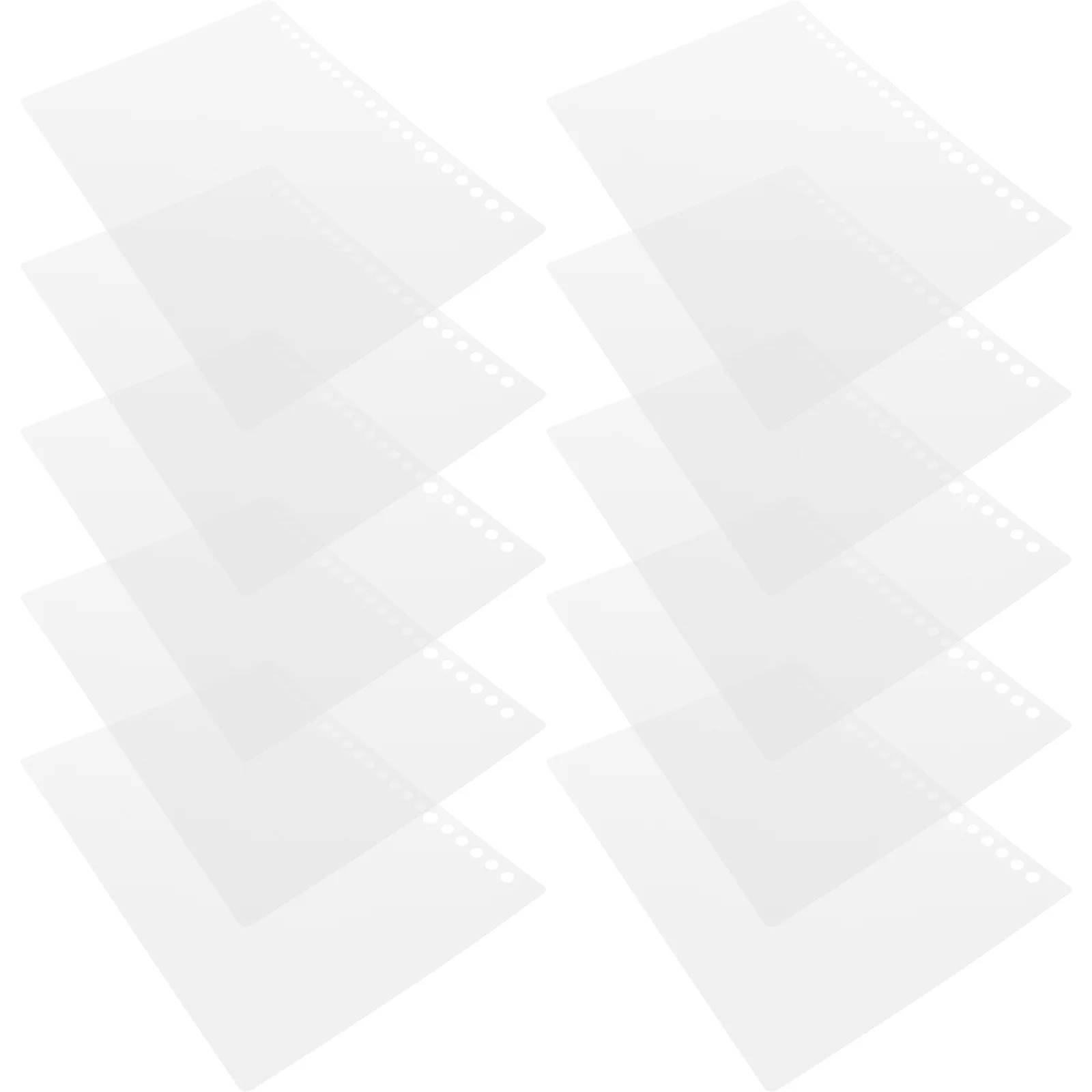 10 set A5 Loose Leaf Notebook Cover Refillable Reusable Binder Shell For Planners Journal Notepad Clear Book Protector Pp
10 set A5 Loose Leaf Notebook Cover Refillable Reusable Binder Shell For Planners Journal Notepad Clear Book Protector Pp