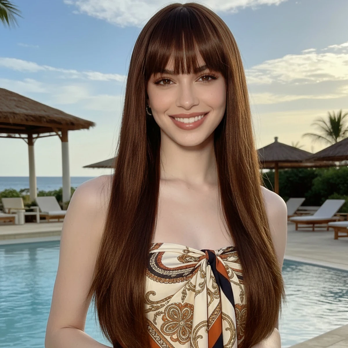 New 26 Inch Long Straight Synthetic Wig for Women - Colorful Fashion Wig for Halloween, Costume Party, and Cosplay
New 26 Inch Long Straight Synthetic Wig for Women - Colorful Fashion Wig for Halloween, Costume Party, and Cosplay