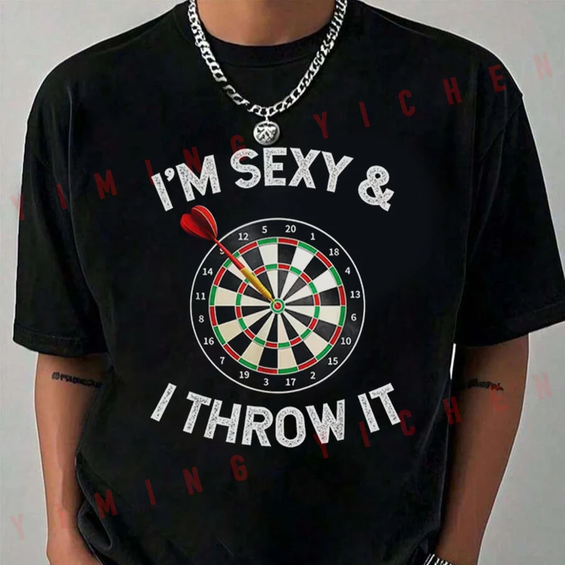 I'm Sexy & I Throw It Dart-Themed T-Shirt Funny men‘s and women's Summer Short Sleeve Casual Fashion Unisex Top Tees 2026
I'm Sexy & I Throw It Dart-Themed T-Shirt Funny men‘s and women's Summer Short Sleeve Casual Fashion Unisex Top Tees 2026