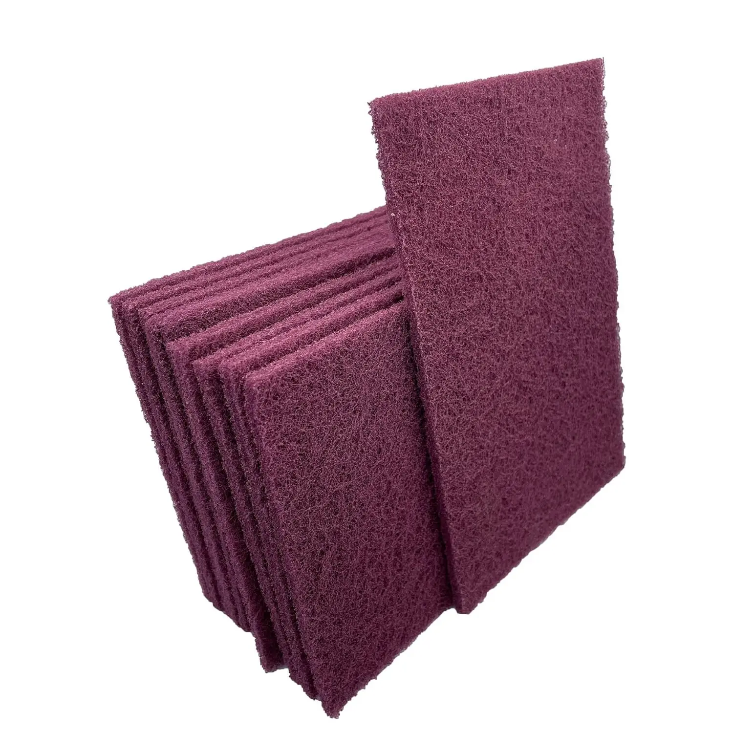 10-Pack 6x9" Maroon Very Fine Non-Woven Hand Pad for Finishing and Cleaning
10-Pack 6x9" Maroon Very Fine Non-Woven Hand Pad for Finishing and Cleaning