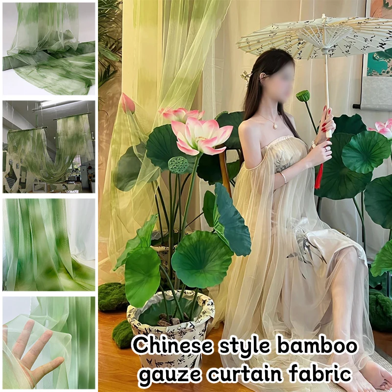 1/2/3M Gradient Mesh Yarn Fabric Sheer Voile Fabric Chinese Hanfu Dress Costume Teahouse Tulle Curtain Party Decor Background
1/2/3M Gradient Mesh Yarn Fabric Sheer Voile Fabric Chinese Hanfu Dress Costume Teahouse Tulle Curtain Party Decor Background