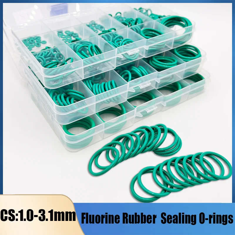 Green FKM Fluorine Rubber O Ring CS 1/1.5/2.0/2.4/3.1mm Sealing Washer Plumbing Gasket Oil Resistant Acid Alkali Resistant Oring
Green FKM Fluorine Rubber O Ring CS 1/1.5/2.0/2.4/3.1mm Sealing Washer Plumbing Gasket Oil Resistant Acid Alkali Resistant Oring