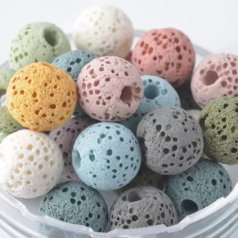 New 6-14MM Color Natural Volcanic Molten Rock Round Loose Spaced Beads DIY Bracelet Necklace Earrings Jewelry Wholesale
New 6-14MM Color Natural Volcanic Molten Rock Round Loose Spaced Beads DIY Bracelet Necklace Earrings Jewelry Wholesale